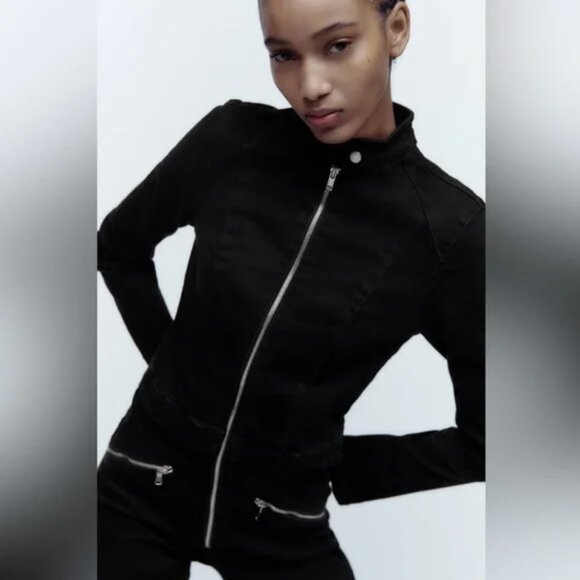 Zara Denim TRF Jumpsuit XS - Picture 4 of 12